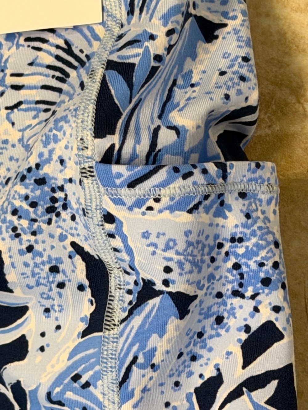Lilly Pulitzer Luxletic Weekender Leggings Coastal Constellation XXL NWT - Picture 3 of 5